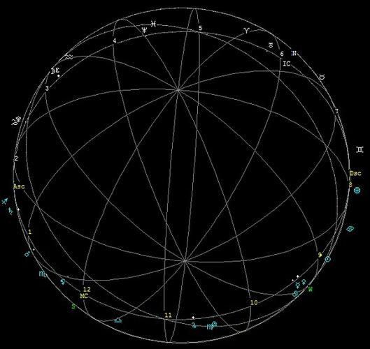 功能适合从三维视图的角度立体的展示占星命盘,特别是分宫方法,黄道